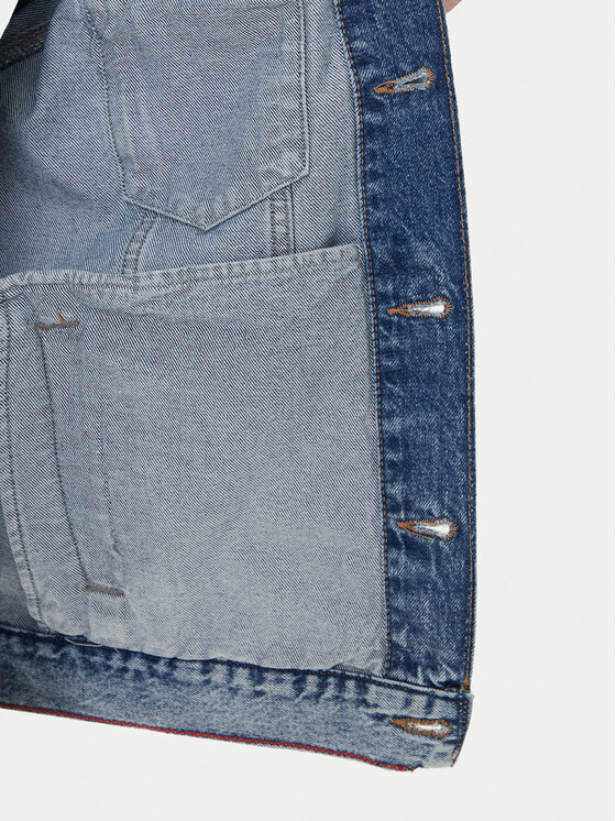 Tommy Jeans Tommy Jeans Traper jakna Ryan DM0DM21242 Plava Regular Fit