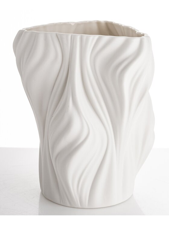 MIAhome MIAhome Wazon porcelanowy IRREGULAR Biały