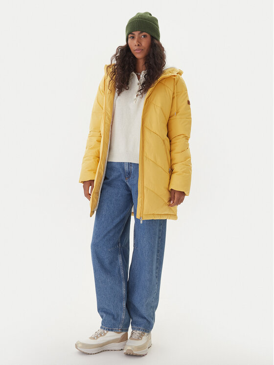 Roxy Roxy Talvemantel Better Weather ERJJK03634 Kollane Regular Fit