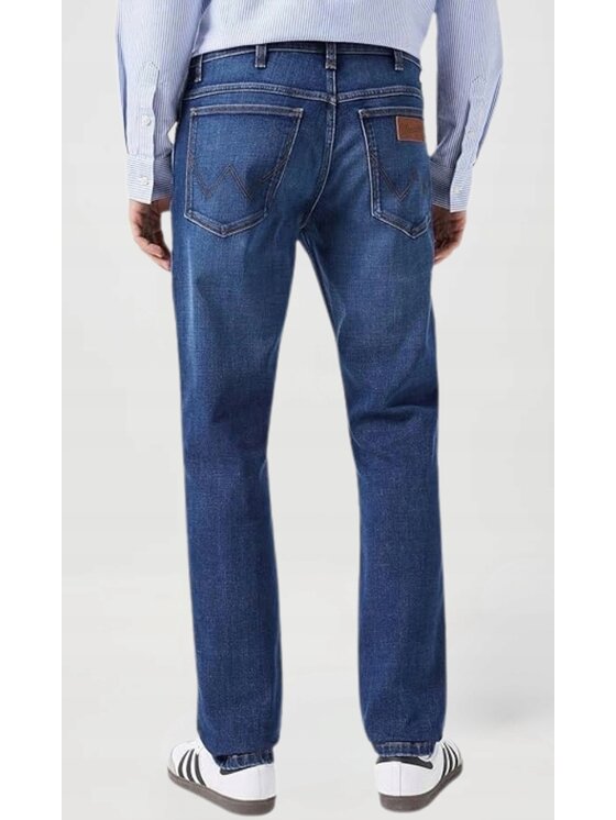 Wrangler Wrangler Jeansy Athletic Fit Niebieski Regular Fit