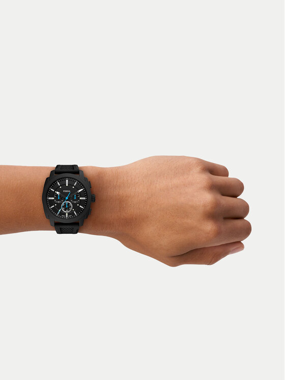 Fossil Fossil Pulkstenis Machine Chronograph FS6099 Melns