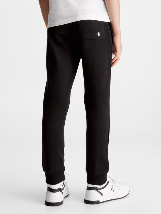 Calvin Klein Jeans Calvin Klein Jeans Donji dio trenerke Logo IU0IU00604 Crna Regular Fit