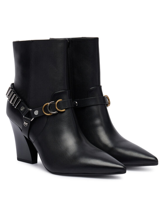 PINKO PINKO Botki Viola 02 SD0417P001 Czarny