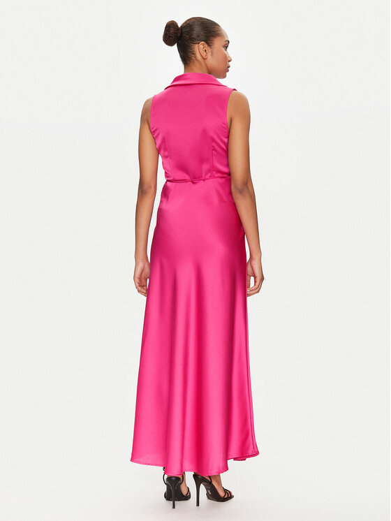 LOLA CASADEMUNT LOLA CASADEMUNT Sukienka wieczorowa LS2516023 Różowy Regular Fit