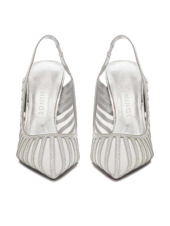 Eva Minge Eva Minge Kõrgete kontsadega EO-AVA-E373-70H-C183Y1 Hõbedane