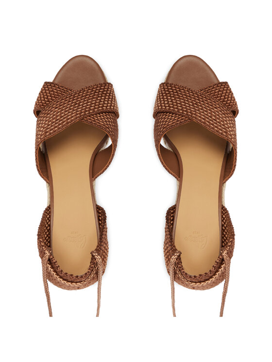 Castañer Castañer Espadryle Becca/8ED/298 Brązowy