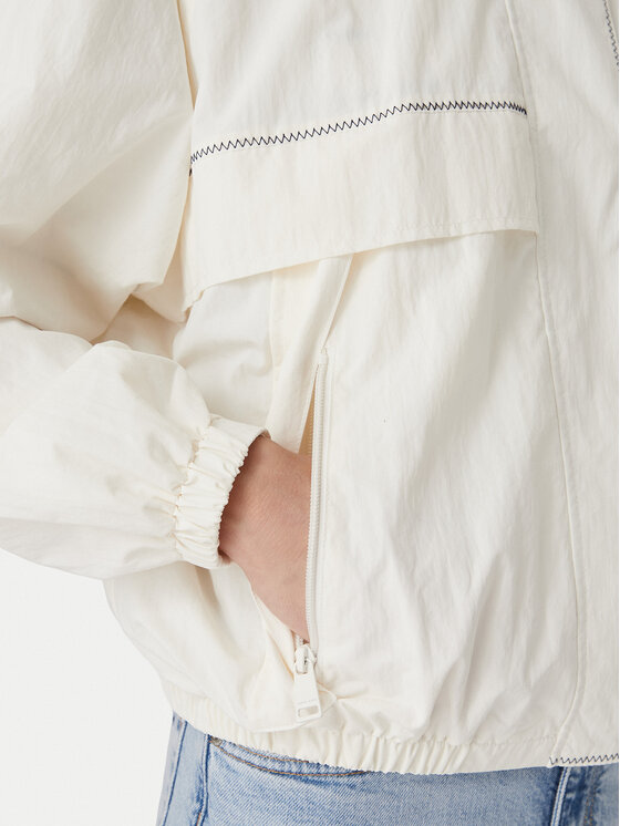 Tommy Jeans Tommy Jeans Αντιανεμικό Regatta DW0DW22915 Λευκό Oversize