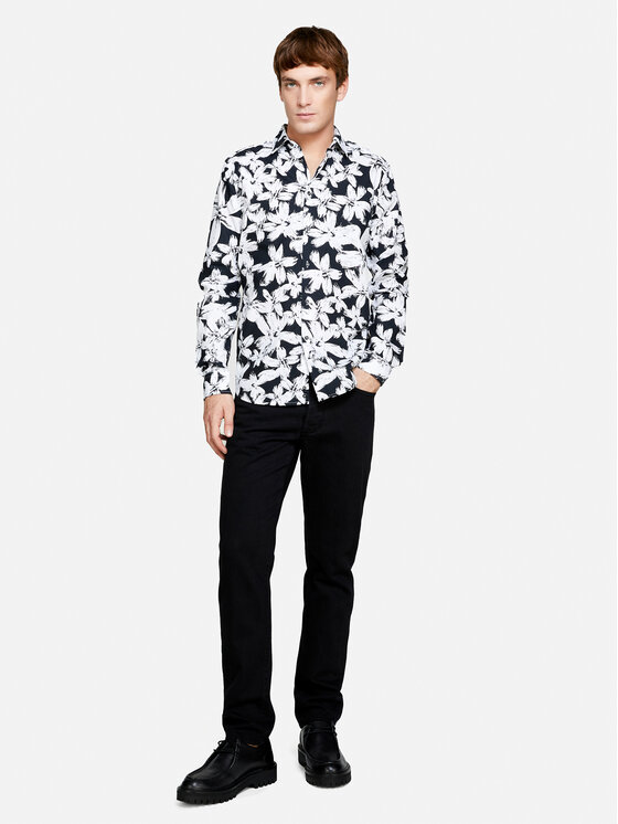 Sisley Sisley Koszula 5YH7SQ030 Kolorowy Regular Fit