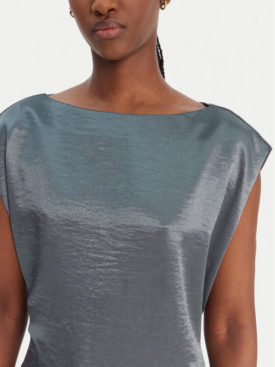 Guess Guess Bluse W6RH19 W2612 Grün Regular Fit