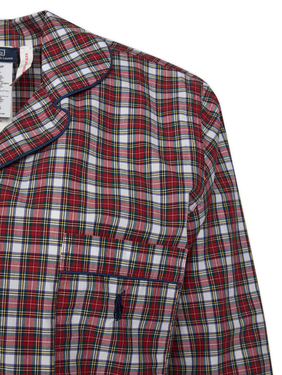 Polo Ralph Lauren Polo Ralph Lauren Pidžama 4P0429 Bordo Relaxed Fit