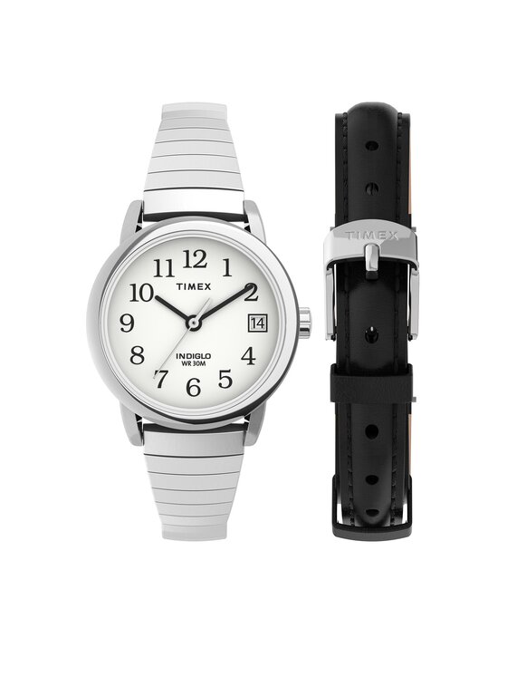 Timex Ročna ura Easy Reader Classic TWG025200 Srebrna