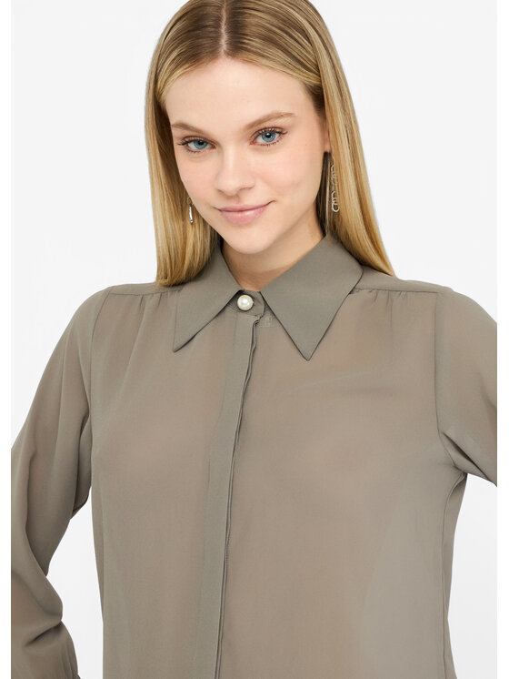 Liu Jo Liu Jo Camicia CF5302TS869X0707 Verde Regular Fit