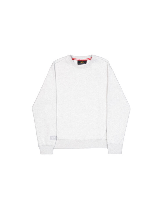 Alpha Industries Alpha Industries Bluza Label Backprint Sweatshirt Szary Regular Fit