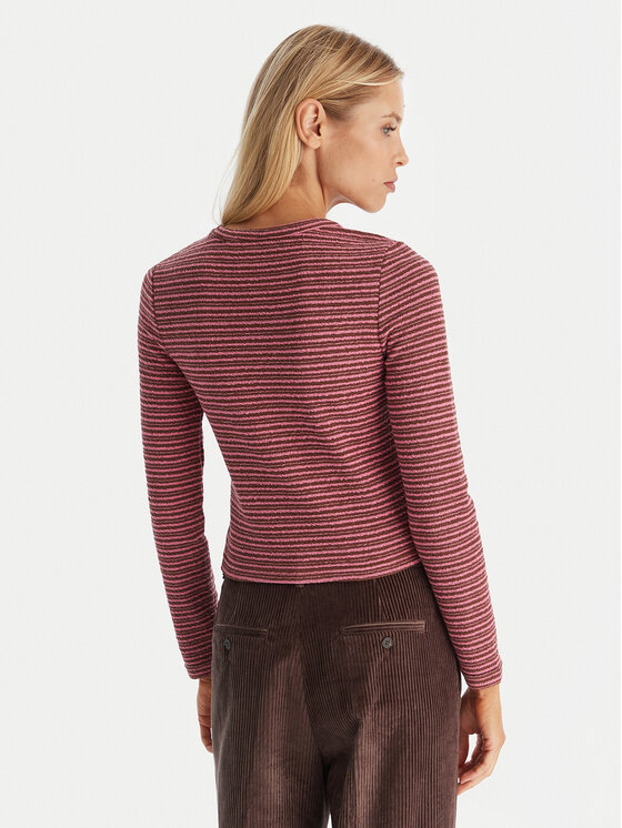 Roxy Roxy Sveter Spellbound Stripes ERJKT04332 Ružová Regular Fit