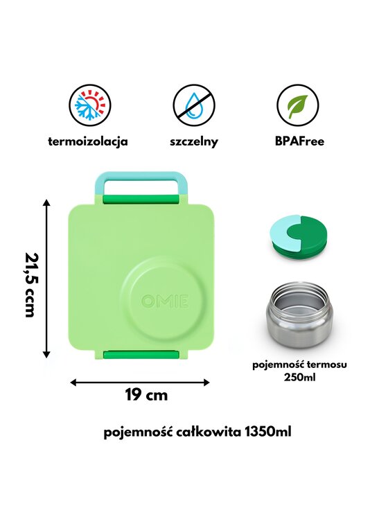 Omie Omie Lunchbox OmieBox Zielony