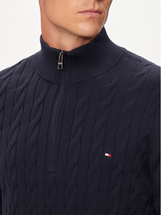 Tommy Hilfiger Tommy Hilfiger Пуловер Classic MW0MW36532 Тъмносин Regular Fit