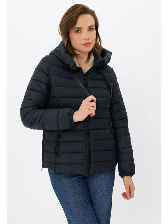Volcano Volcano Kurtka puchowa J-NORDIC Granatowy Regular Fit