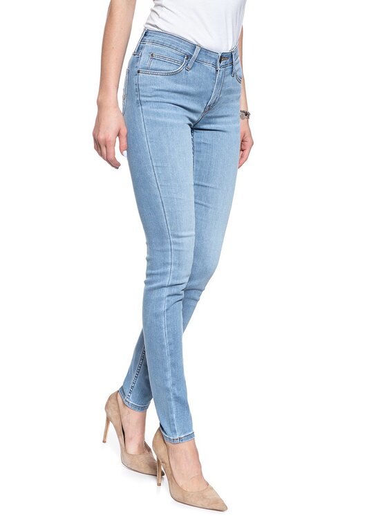 Lee Lee Jeansy SCARLETT Niebieski Skinny Fit