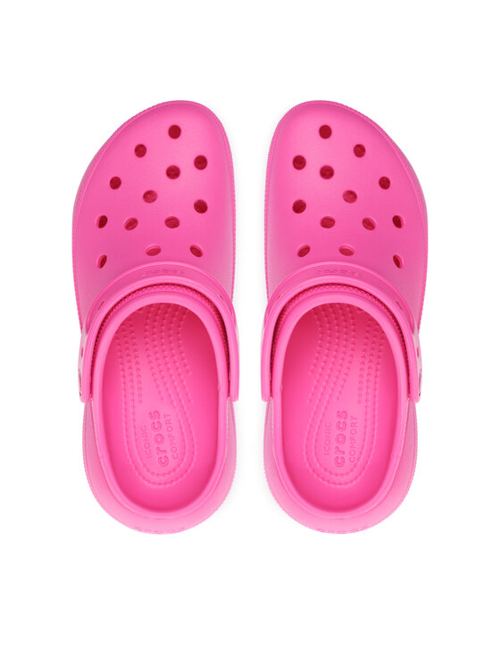 Crocs Παντόφλες Crocs Classic Crush Clog 207521 Ροζ | Modivo.gr