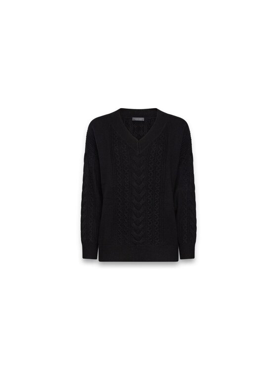 Elena Mirò Elena Mirò Sweter M067Z000831N033 Czarny Regular Fit