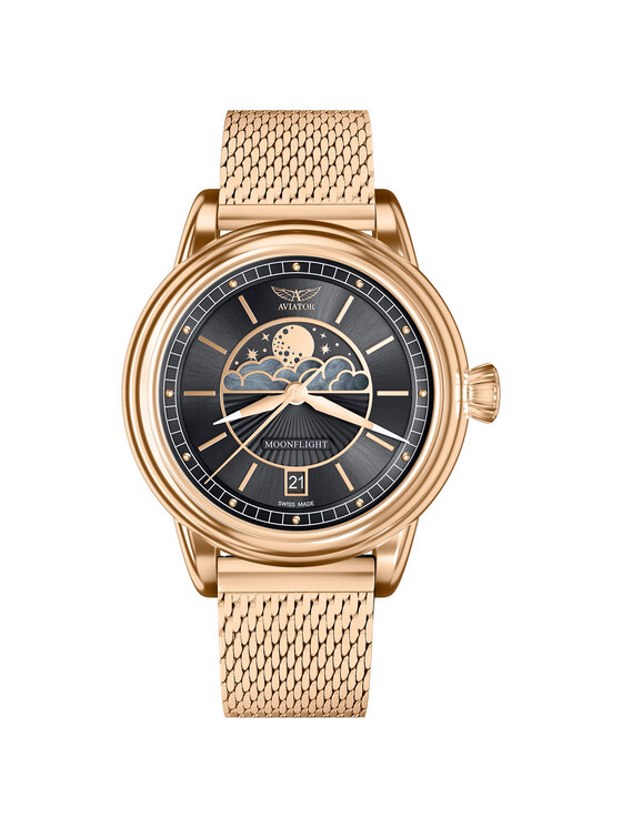 Aviator Aviator Orologio V.1.33.2.253.5 Oro rosa