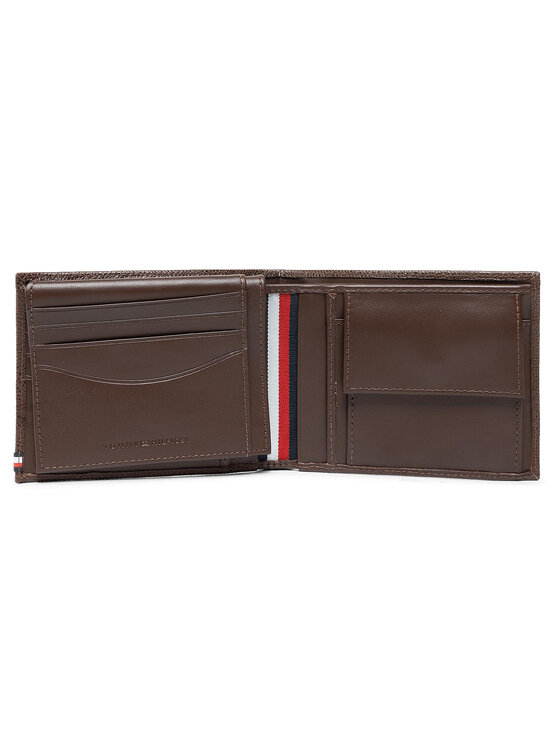 Tommy Hilfiger Tommy Hilfiger Duży Portfel Męski Business Cc Flap And Coin AM0AM06729 Brązowy