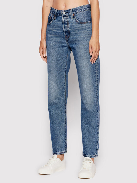 Levi's Džínsy 501 Crop 36200-0236 Modrá Cropped Fit