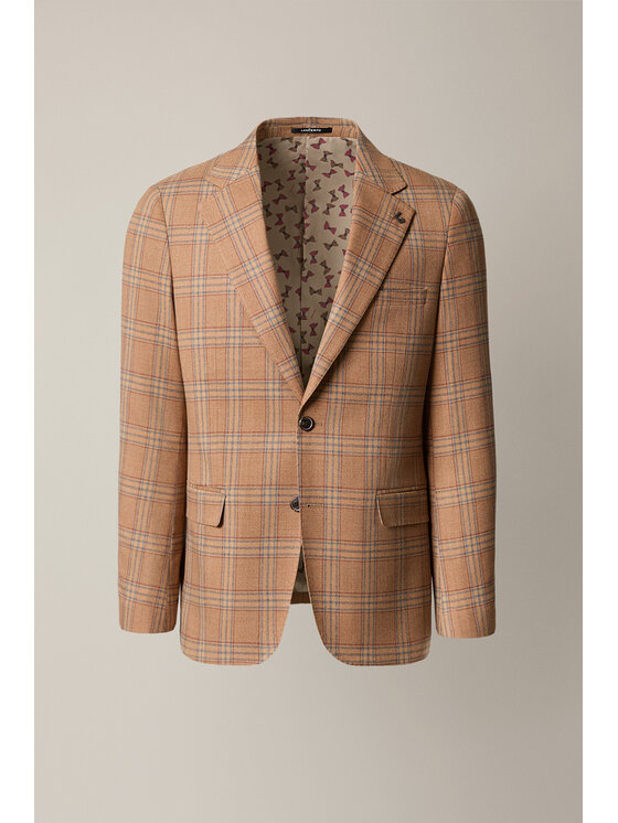 Lancerto Lancerto Marynarka Carloforte MA131126000026 Brązowy Slim Fit