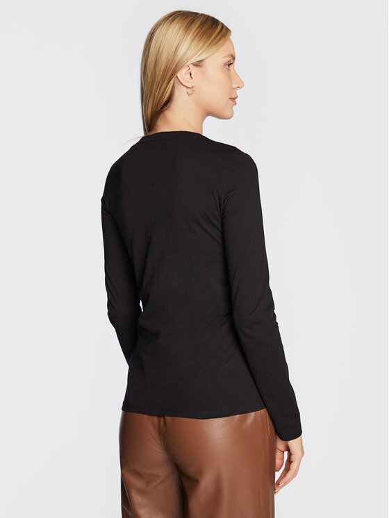 Guess Guess Блузка Icon W2BI39 I3Z13 Чорний Regular Fit