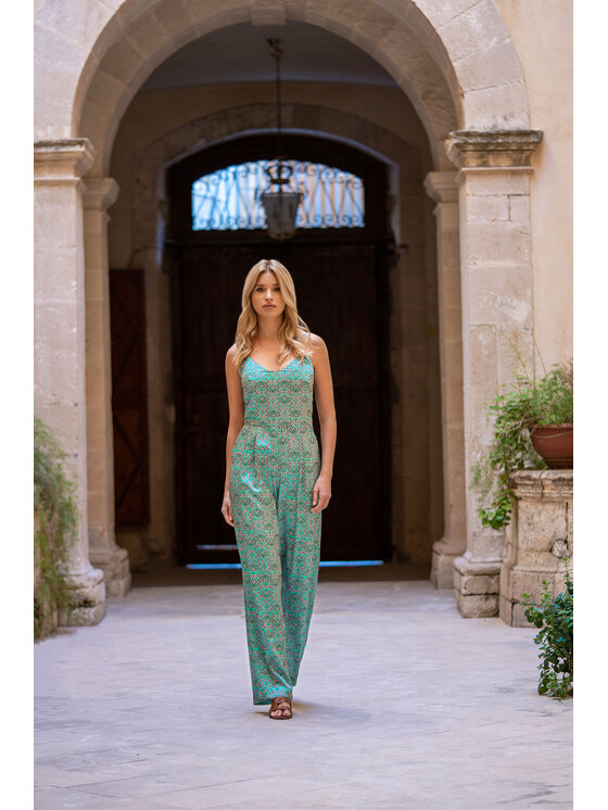 Stylove Stylove Jumpsuit S334 Verde Regular Fit
