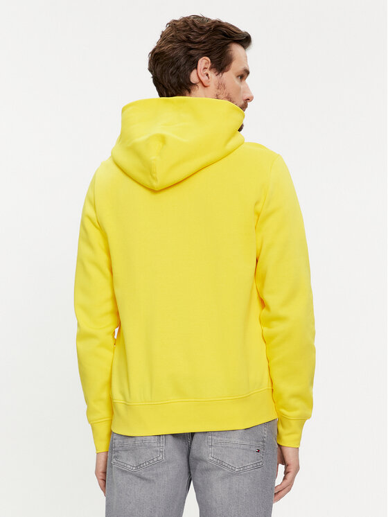 Tommy Hilfiger Tommy Hilfiger Суитшърт Flag Logo MW0MW34266 Жълт Regular Fit