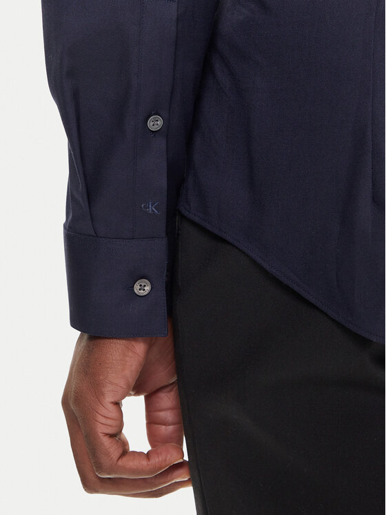 Guess Guess Риза LV019EU006 Тъмносин Slim Fit
