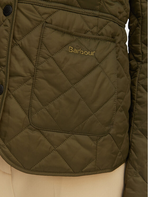 Barbour Barbour Bunda pro přechodné období Deveron LQU1012OL51 Zelená Regular Fit