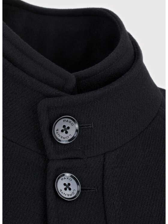 Pako Lorente Pako Lorente Płaszcz P24WF-7X-007 Czarny Classic Fit