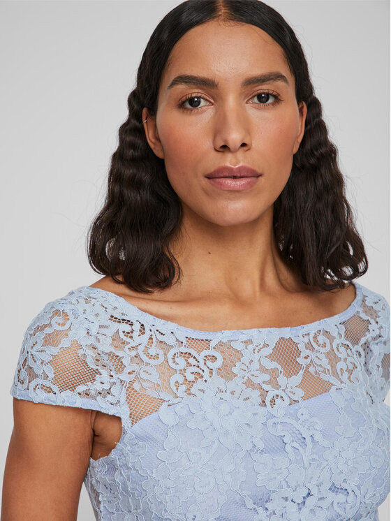 Vila Vila Coctailkleid Ulricana 14083836 Himmelblau Regular Fit