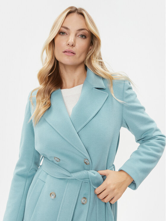 Rinascimento Rinascimento Prijelazni kaput CFC0115132003 Tirkizna Regular Fit