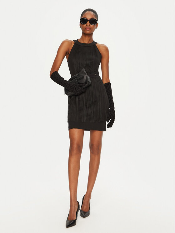 Rinascimento Rinascimento Kokteilikleit CFC0121730003 Must Regular Fit