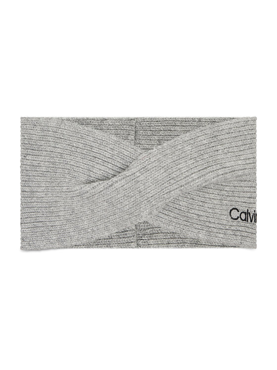 Calvin Klein Лента за глава Essential Knit Headband K60K608656 Сив
