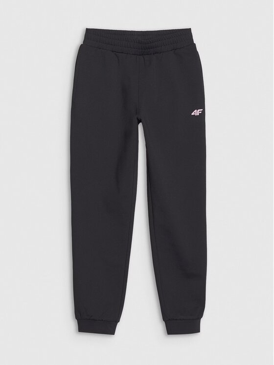 4F 4F Pantaloni da tuta 4FJWSS25TFTRF0875-20S Nero Regular Fit