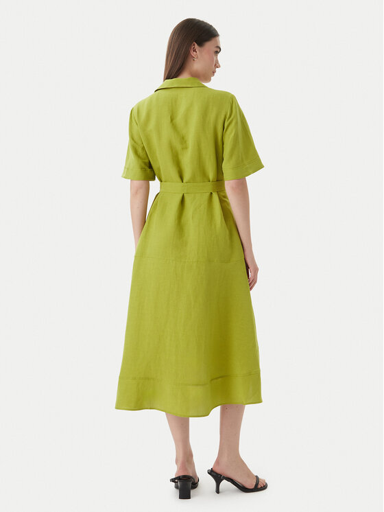 Marella Marella Marškinių tipo suknelė Detto 2615221082 Žalia Regular Fit