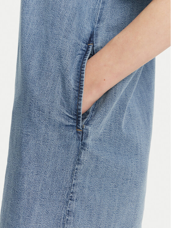 Guess Jeans Guess Jeans Sukienka jeansowa W5GK99 D5M81 Niebieski Regular Fit