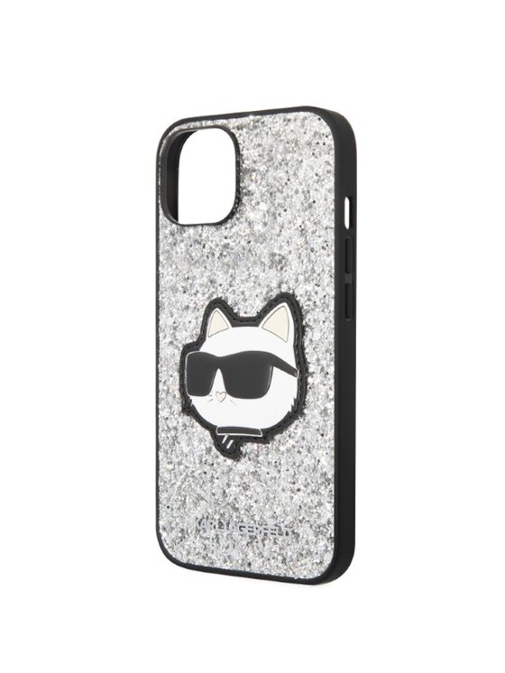 KARL LAGERFELD KARL LAGERFELD Etui na telefon iPhone 14 Plus Srebrny