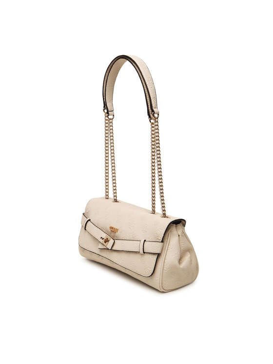 Guess Guess Torebka Ella Logo HWPD97 46210 Beżowy jasny