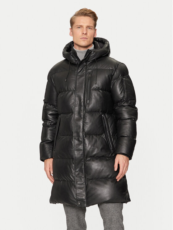 Milestone Milestone Lederjacke Piero 431040 20740 Schwarz Regular Fit