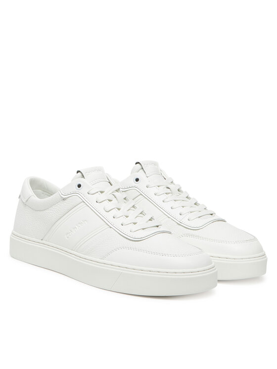 Calvin Klein Calvin Klein Sneakersy Clean Cup Low Lace Tape HM0HM01898 Biały