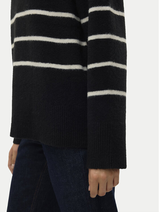Vero Moda Vero Moda Sweter Flawless 10320487 Czarny Loose Fit
