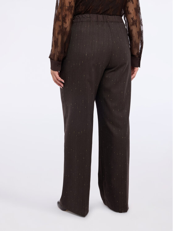 Fiorella Rubino Fiorella Rubino Pantaloni di tessuto P014T105138N0Z2 Marrone Regular Fit