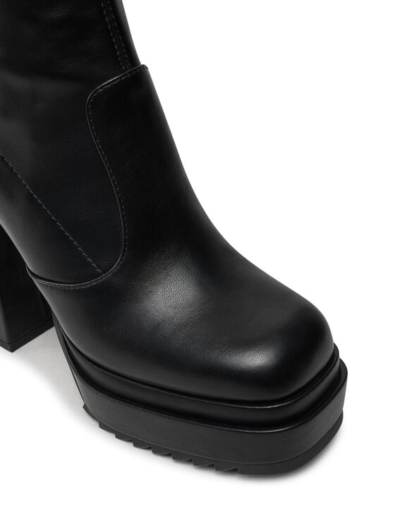 Buffalo Buffalo Μποτάκια May W Sock 1220030 Μαύρο