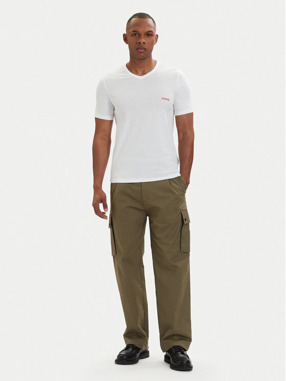 HUGO HUGO Комплект тениски 50566316 Бял Regular Fit