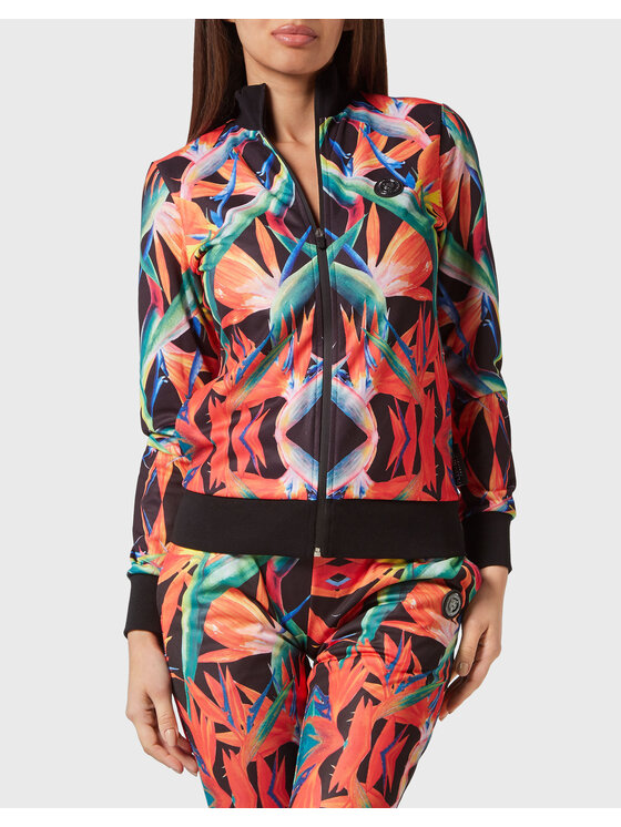 Plein Sport Plein Sport Komplet top i spodnie 5843 Czarny Regular Fit
